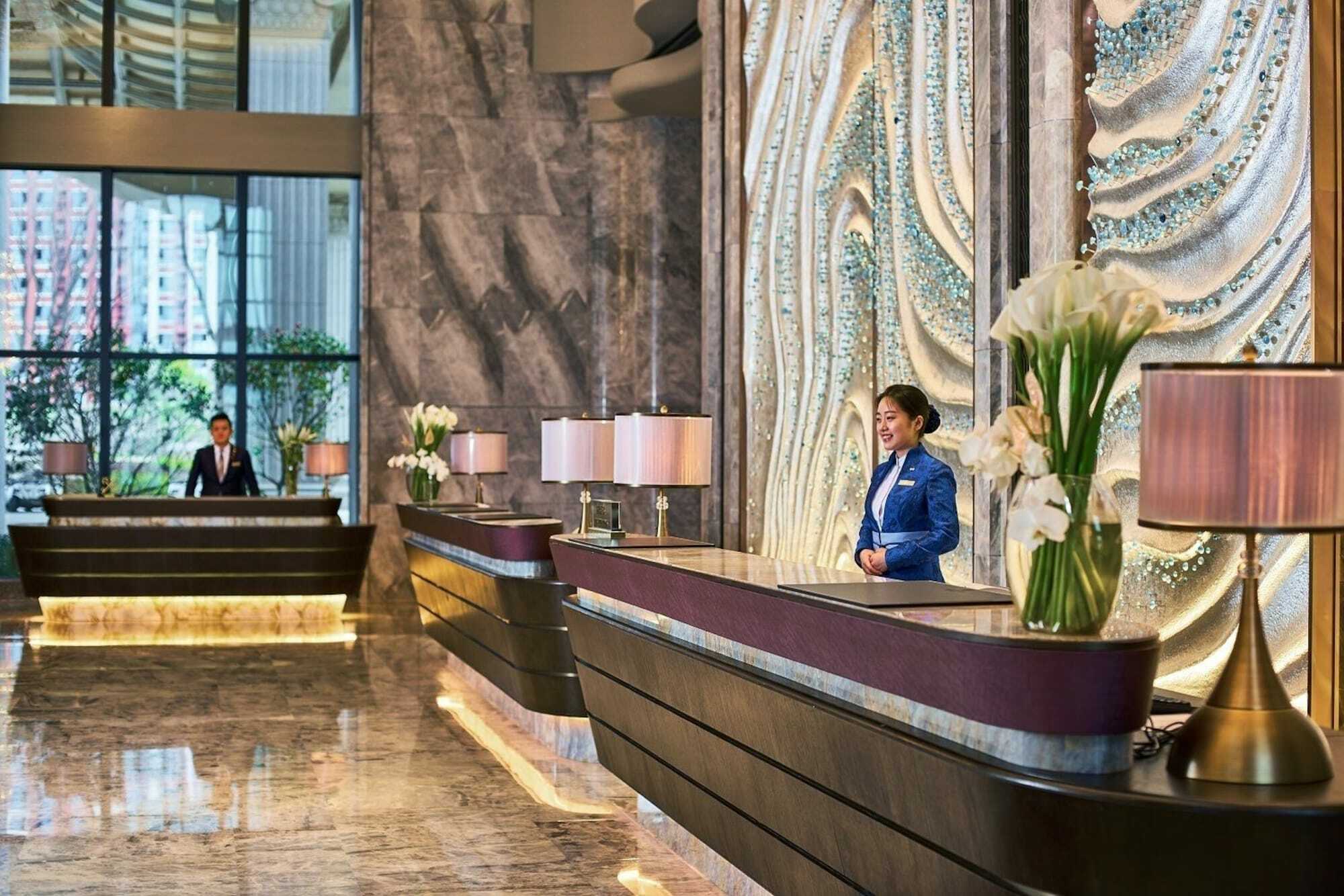 Wanda Realm Qingdao Movie Metropolis Hotel Bagian luar foto