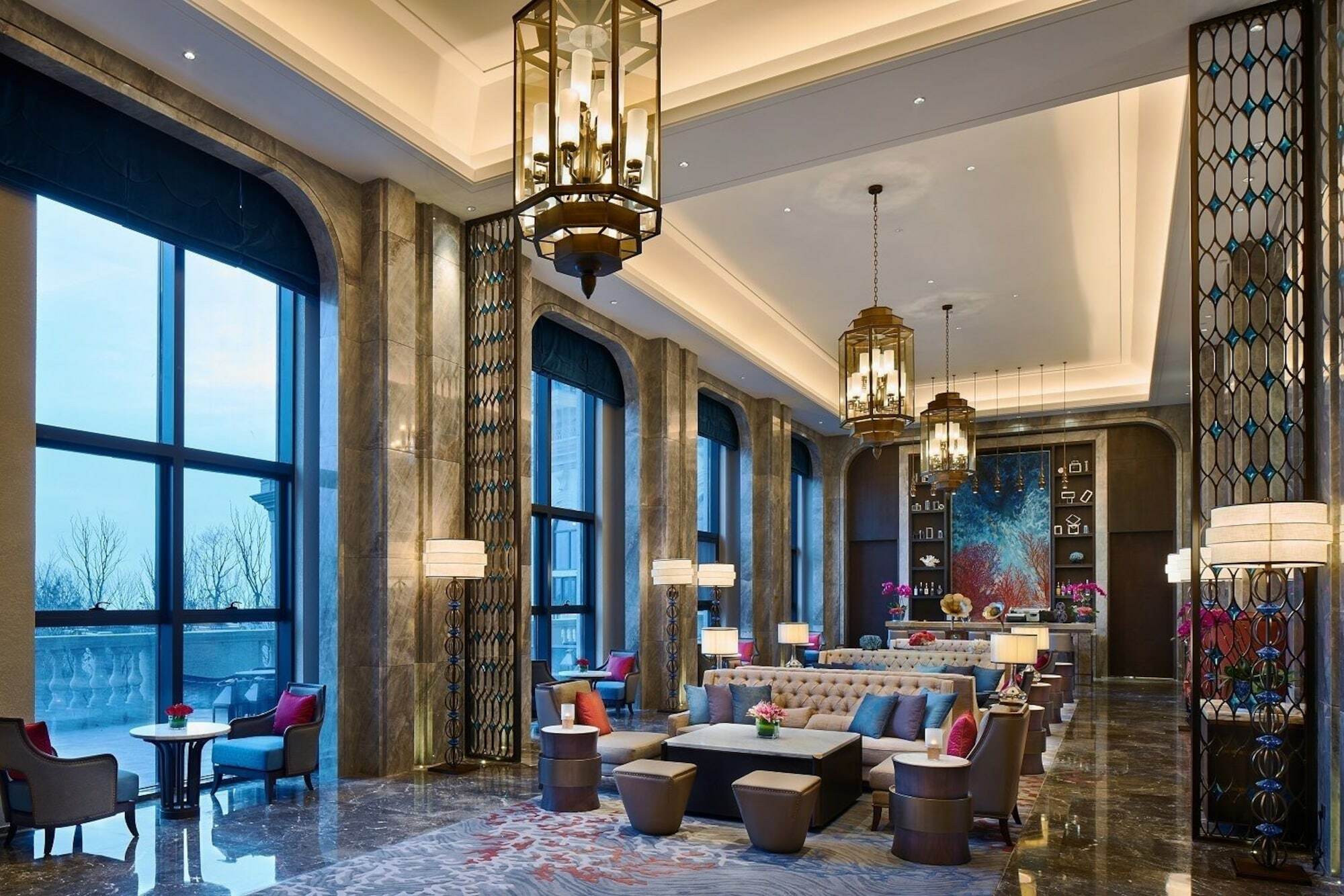 Wanda Realm Qingdao Movie Metropolis Hotel Bagian luar foto