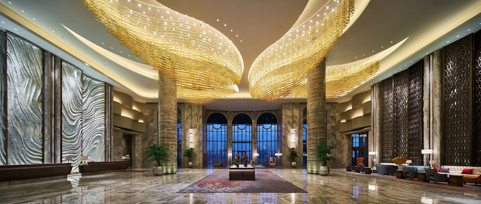 Wanda Realm Qingdao Movie Metropolis Hotel Bagian luar foto