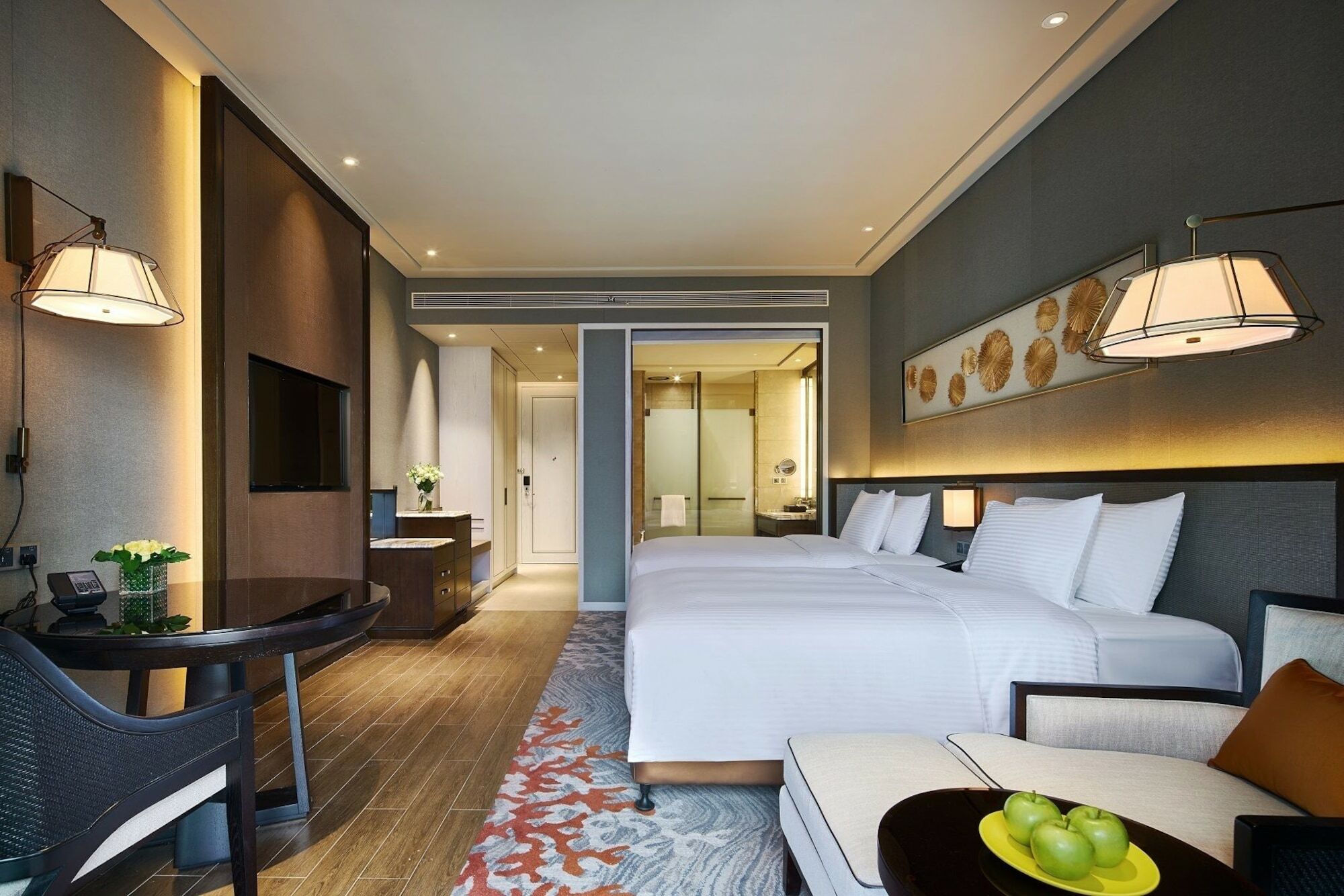 Wanda Realm Qingdao Movie Metropolis Hotel Bagian luar foto